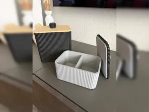 Stackable Ribbed Storage Box