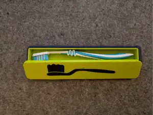 Slide Box for Toothbrush