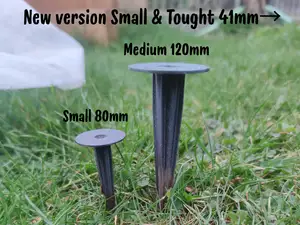 Garden fabric stake