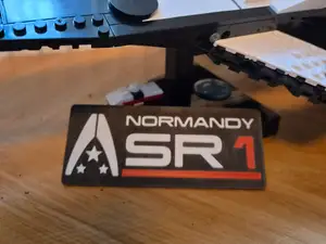 SSV Normandy SR1 Name Plate