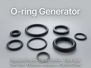 Parametric O-Ring Generator