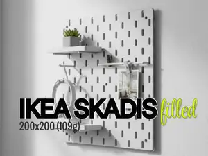IKEA SKADIS Filled 200x200