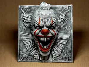 Evil Clown Wall Decor