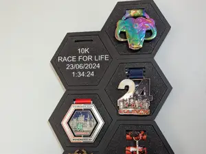 Hex Medal Holder (no magnets Required)