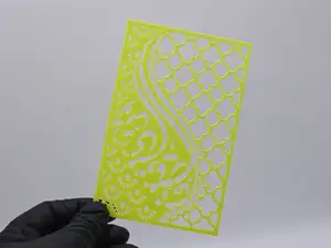 Baroque Fabric Stencil Border Pattern Template
