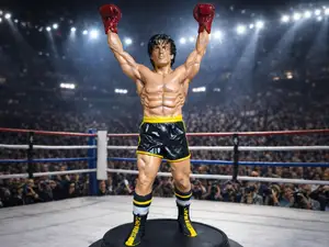 Rocky Balboa Inspired Multipart Figure with base