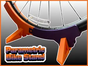 Road Bike Stand Parametric by Tire Width