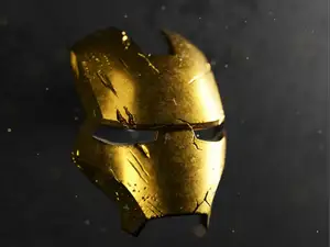 Iron Man Faceplate demage