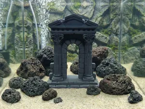 Ancient Temple Portal – Aquarium & Tabletop Ruins