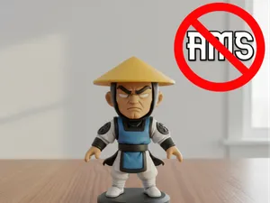 Raiden Chibi Figure Multi-Part  (No AMS Required)