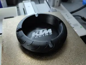 KTM Motorrad Aschenbecher