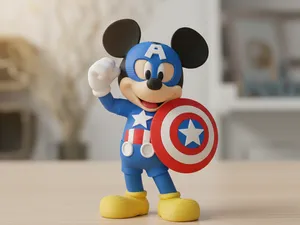 mickey mouse captain america