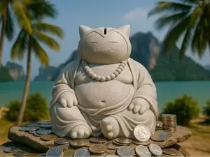 Piggy Bank - Snorlax Buddha Statue | Pokémon