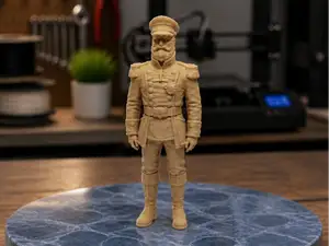 Historischer Offizier mit Uniformdetails