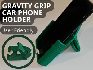 Gravity Grip Phone Holder - User-Friendly
