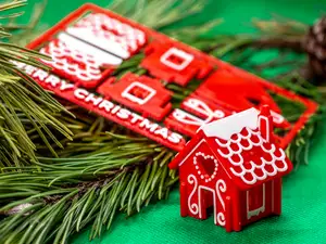 Gingerbread House Kit Card