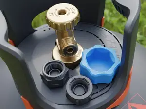 BBQ Gas cylinder End cap, protective cap wrench