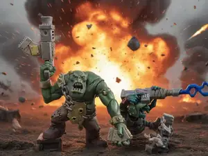 战锤40K-欧克兽人小子