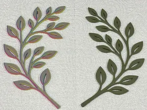 Tree Leaf Wall Decor Vine Branch Wall Art 2 Pieces