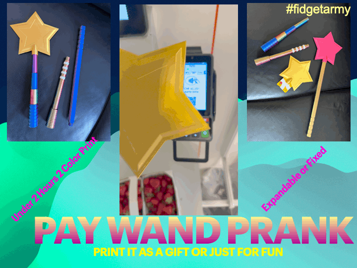 Expandable Magic Pay Wand Prank