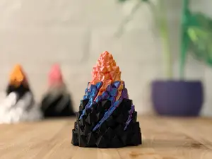 Triple Impossible passthrough crystal cone