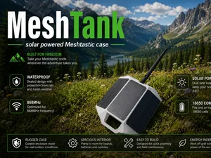 MeshTank - solar powered Meshtastic enclosure