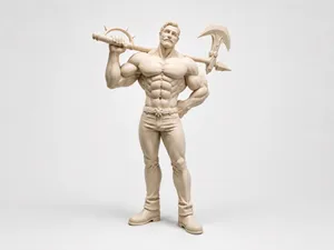 action figure escanor - the seven deadly sins