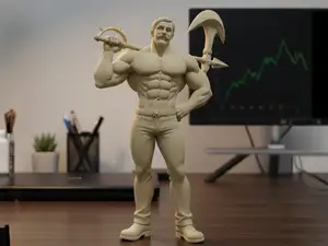 action figure escanor - the seven deadly sins