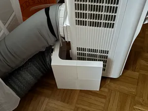 Comfee Mobiles Klimagerät Zweischlauch Umbau