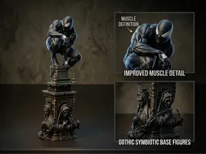 Symbiote Spider-Man – High Muscle & Gothic Statue