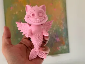 Mermaid Cat with wigs