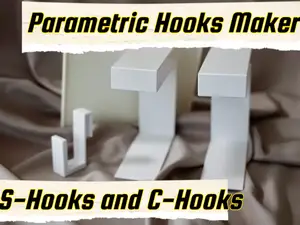 Customizable S-Hook & C-Hook Parametric Generator