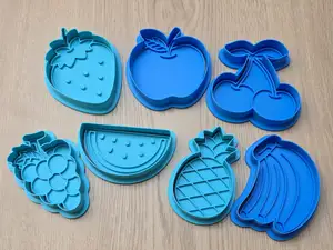 Fruit Stamp Cookie Cutter Playdoh Set