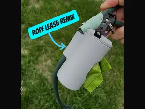 Dog Poop Bag Holder | Rope Leash Remix