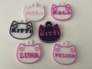 Placa para gatos PERSONALIZABLE