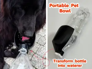 Travel Outdoor Cat & Dog Water Bowl for Bottle