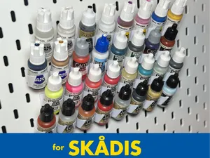 17ml Dropper Bottle Holder for SKÅDIS Pegboard