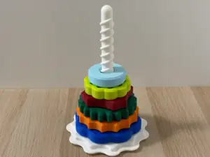 Spiral-Drehturm Spielturm mit 6 Ringen