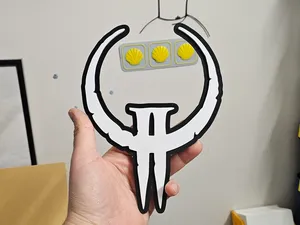 Quake 2 Logo wall art