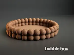 Bubble Tray – Stilvolle Dekoschale mit Fuzzy Skin
