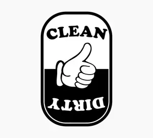 Dirty Clean Dishwasher Sign