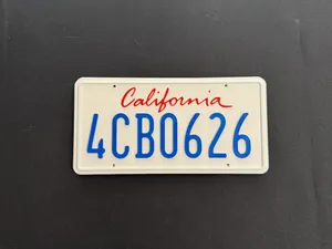 Fast and Furious License Plate - Dom's RX7