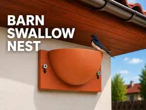 Barn Swallow Nest – Modular 3D Printable Nest