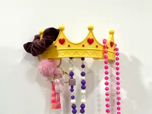 Crown Jewelry Holder Wall Hook - 2 Designs No AMS