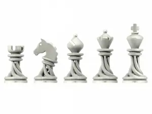 Pedine scacchi dal Design Spirale - Magnetici