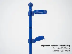 Ergonomic Handle for Broom / any Pole 20 - 50mm