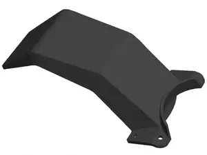 Strenghtened mud guard