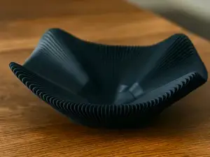 Sculptural Pleated Bowl