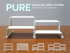 Pure - Customizable Modular Display Shelf