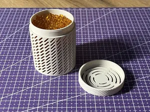 Spool Size Silica Gel Container (No Overhangs)